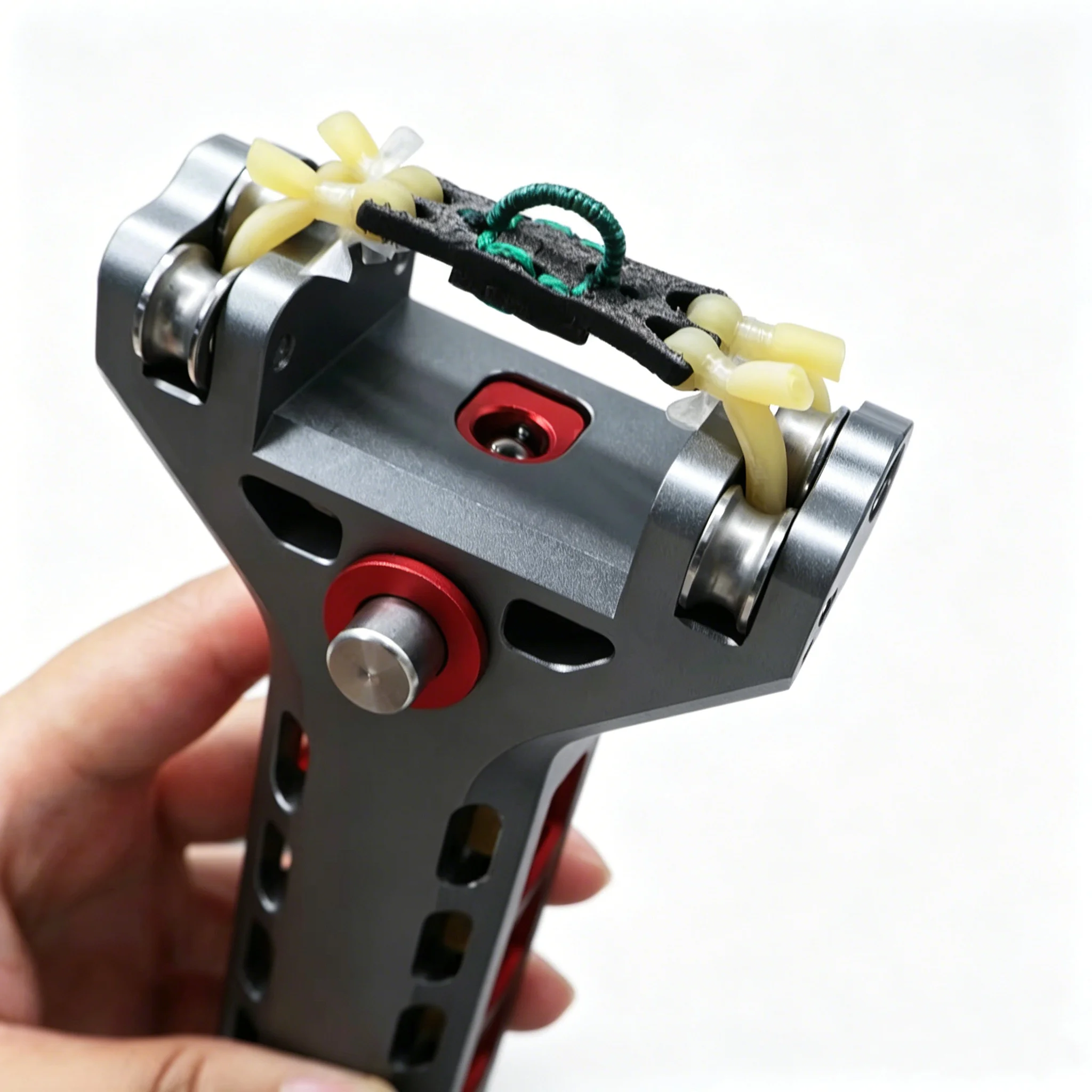 New Type Repeating Slingshot Magazine, Aluminum Alloy Ammo Holder, Self-Ejecting , Compatible With Standard 7.8-8mm Steel Balls.