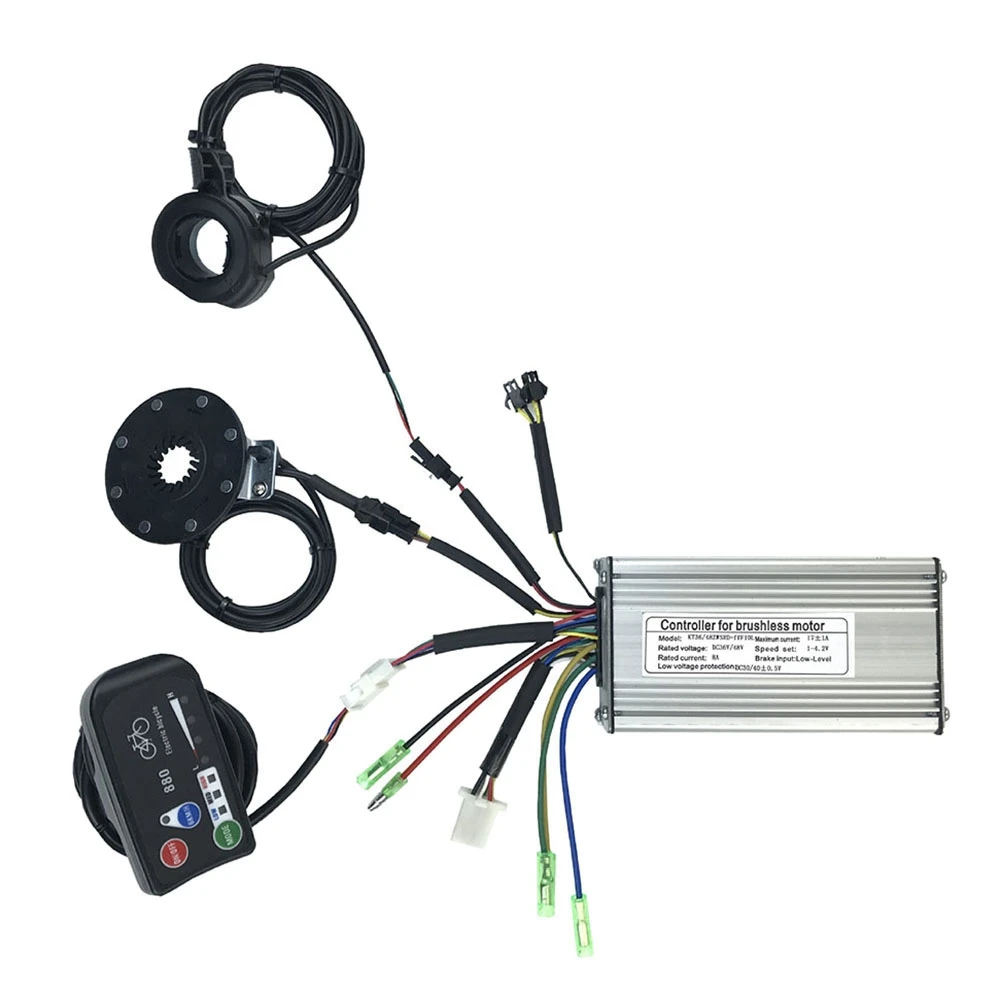 

E-Bike Controller+LED880 Display Sensor Thumb Throttle Electric Bicycle Controller KT 36V/48V 250W 15A SM Kit Parts