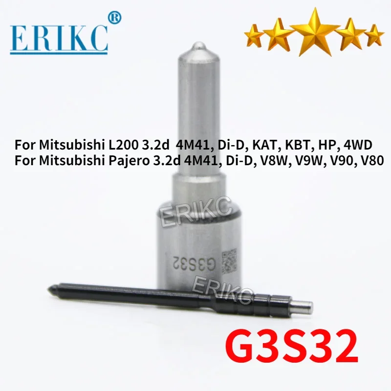 1465A351 Common Rail Injector Nozzle Sprayer 293400-0320 G3S32 for Mitsubishi Injection 295050-0560 DCRI300560