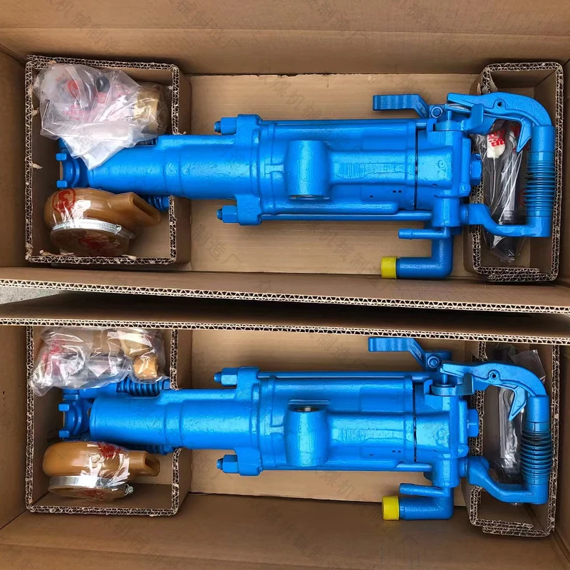 고효율 YT27 암반 드릴 에어 레그 암반 드릴 잭 해머 암반 드릴 기계 광산 터널 고속도로 프로젝트 다기능