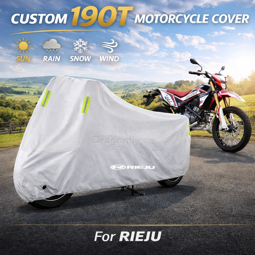 

Чехол для мотоцикла RIEJU AVENTURA 500 500I 125 Aventura 125 500, серебристый, водонепроницаемый, защита от УФ-излучения, дождя, пыли, солнца, для улицы и дома