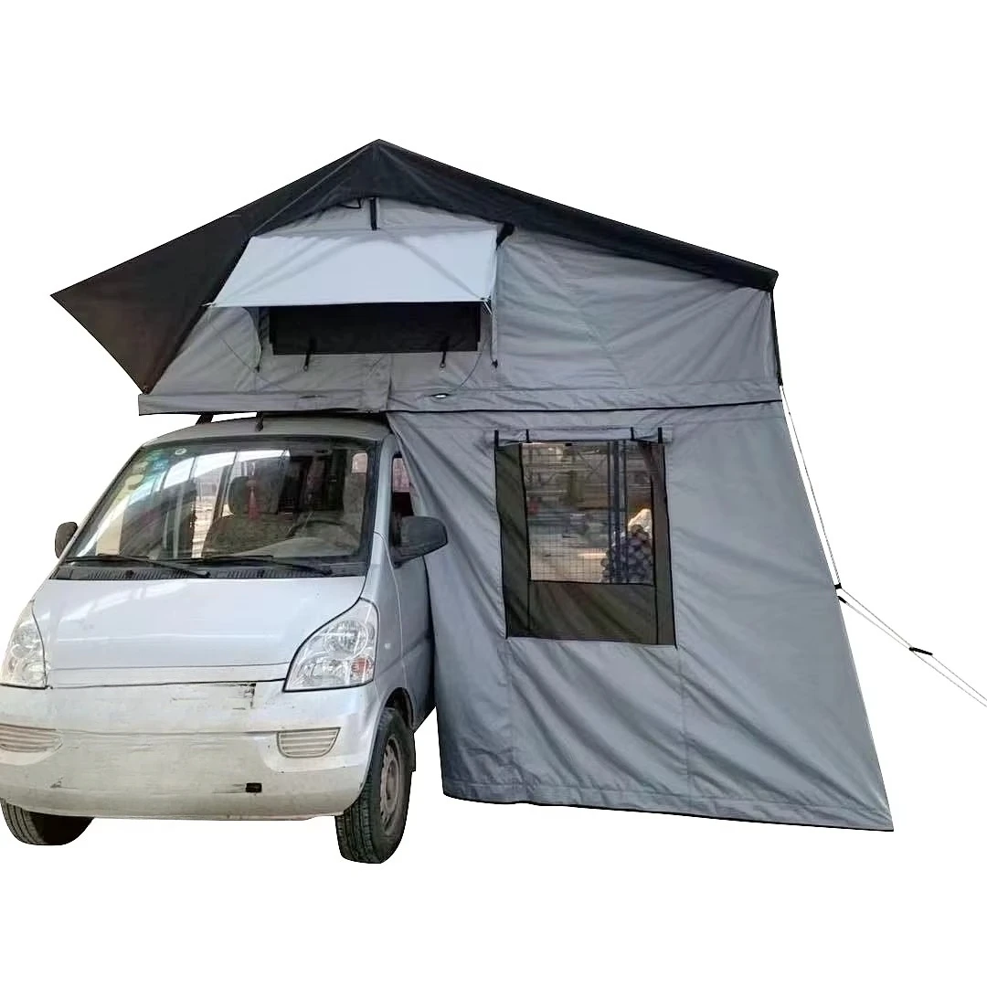 

Waterproof 4WD Offroad Car Camping Roof Top Tent from roof tent factory ready to ship with Sun Shelter