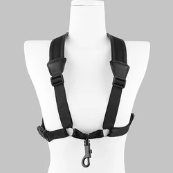 Share Rain High quality sax two shoulder straps alto tenor soprano sax straps Double Shoulder Strap