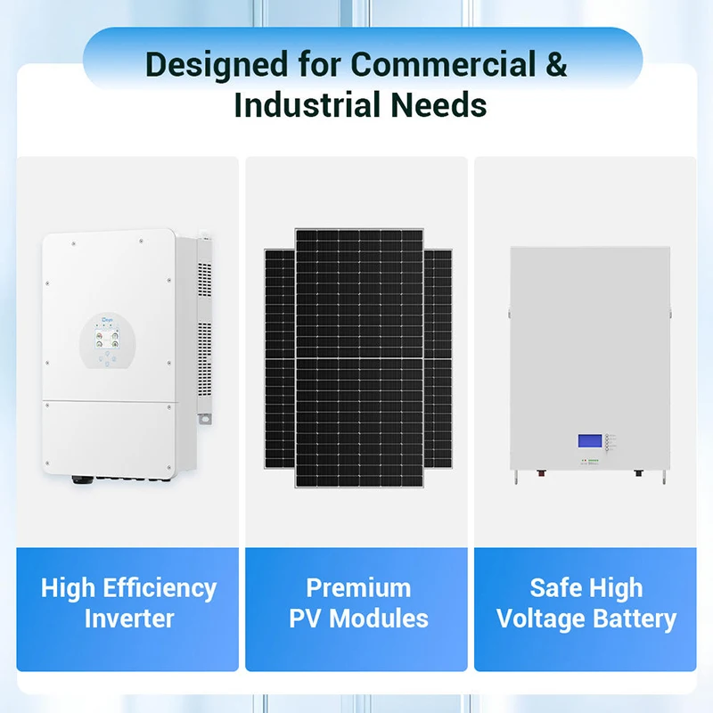 Obrázek 4: Deye 12KW 14KW 16KW 18KW po jednom fáze hybridizace invertor zakončit solární systém balíček s 51.2V 300ah lifepo4 baterie domácí energie