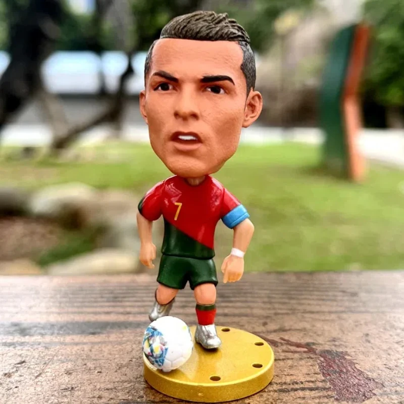 2025년 국가대표 축구 스타 2.5인치 높이 야말 페드리 CR7 음바페 장식품 축구 인형 장난감