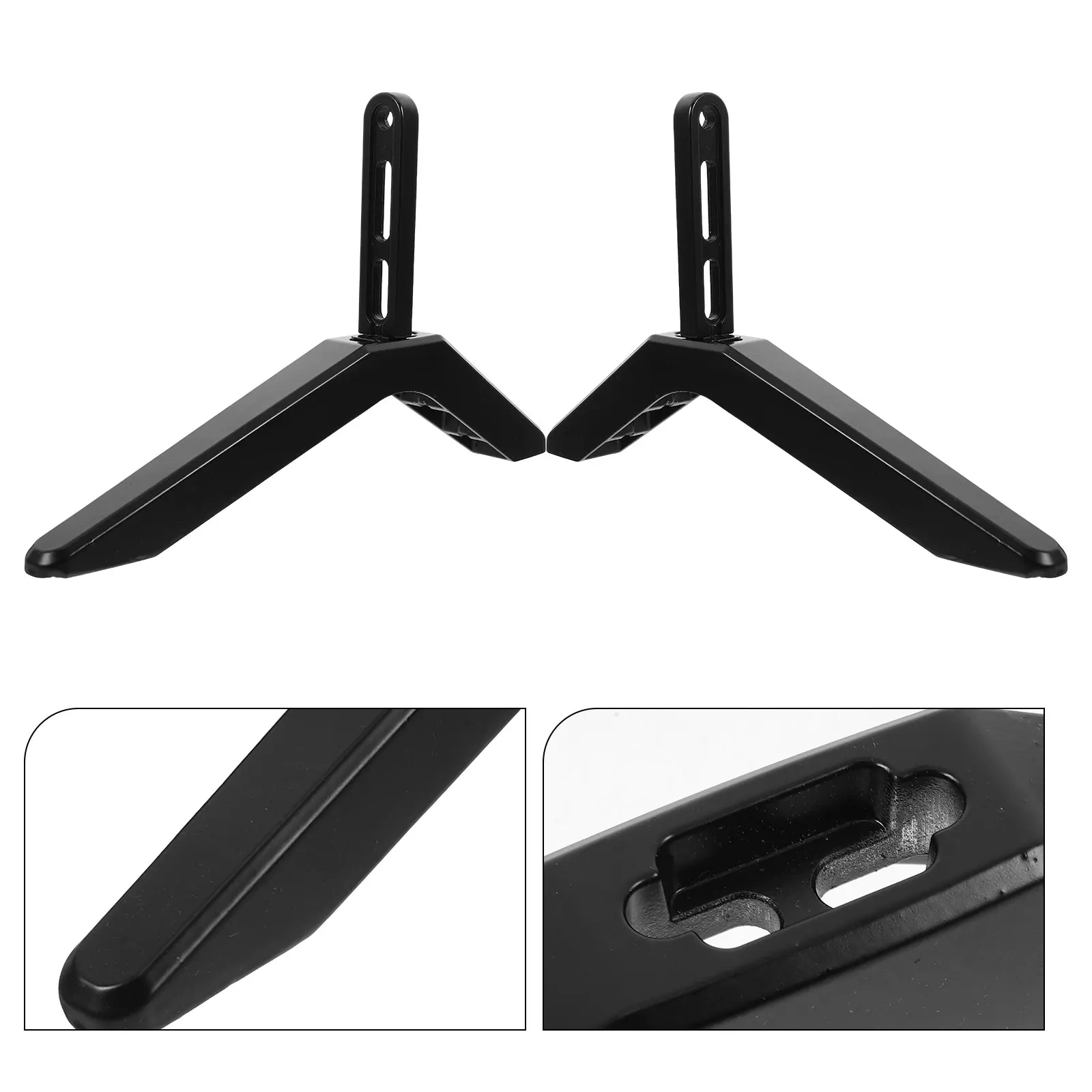 

2pcs Bracket No Drill Mount Stand Adjustable Holder Universal Desktop Stand Mounting Brackets For Small Spaces