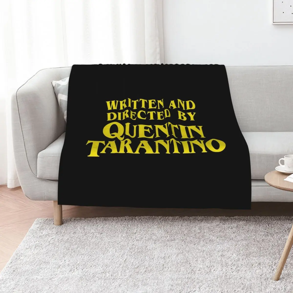 written-and-directed-by-quentin-tarantino-throw-blanket-for-sofa-hair-comforter-polar-blankets