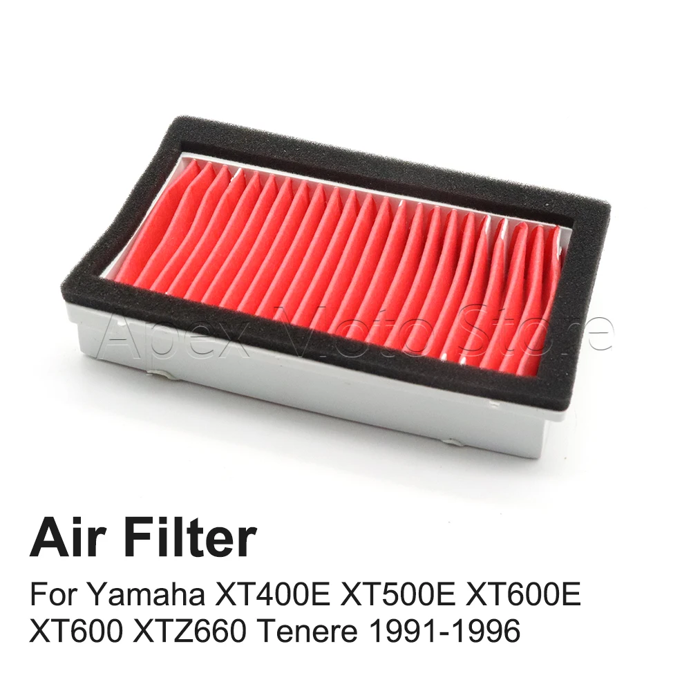 Motorcycle Air Filter Intake Cleaner For Yamaha XT400 XT500 E XT400E XT500E XT600E XT600 XTZ660 Tenere 1991-1996 1995 1994 1993