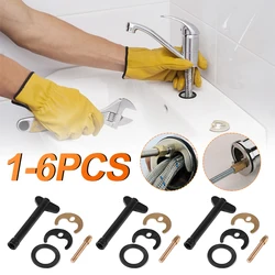 Tap Faucet Fixing Fitting Kit Bolt Washer Wrench Plate Kitchen Basin Tool Plastic Hexagonal Wrench for Repairing Faucets