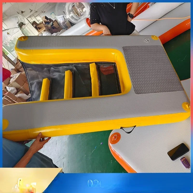 Cheap And Fine Hot Sales Pet Dog Ladder Dog Water Toys Inflatable Floating Platform Eva Dog Ladder