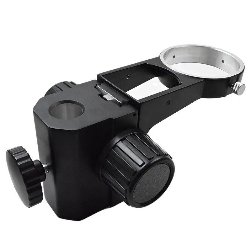 

76mm Diameter Microscope Head Holder Stereo Zoom Microscope Stand Bracket Adjustable Trinocular Binocular Microscope Focus Arms