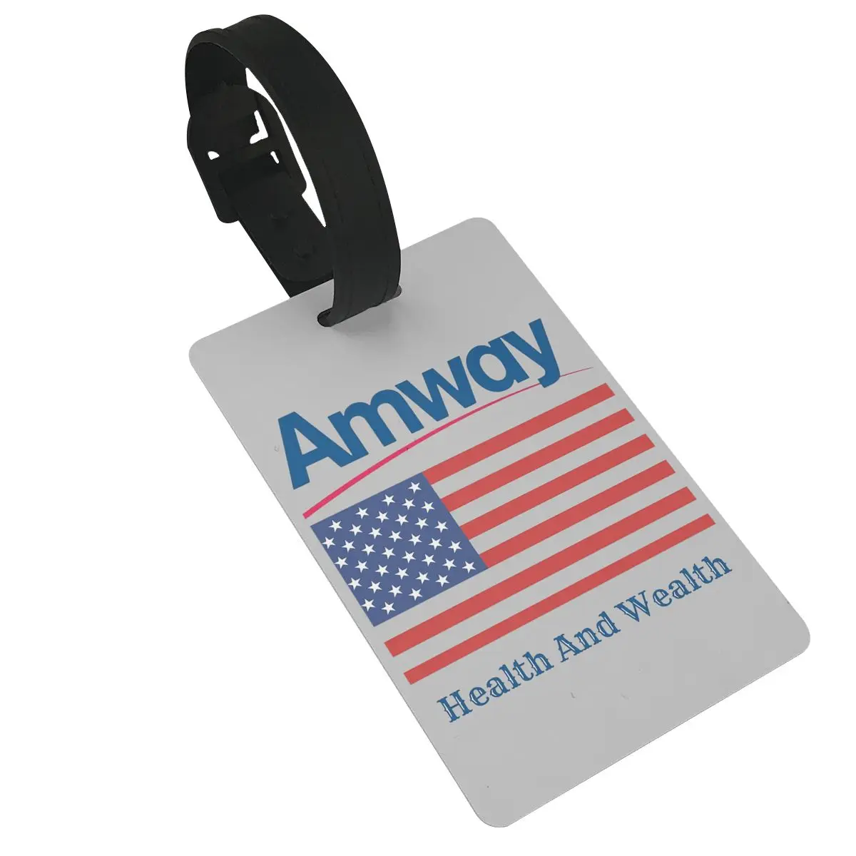 

Amway USA бирки для багажа, чемодана аксессуары для путешествий, модная бирка для багажа из ПВХ, портативный держатель для этикеток, ID имя, адрес