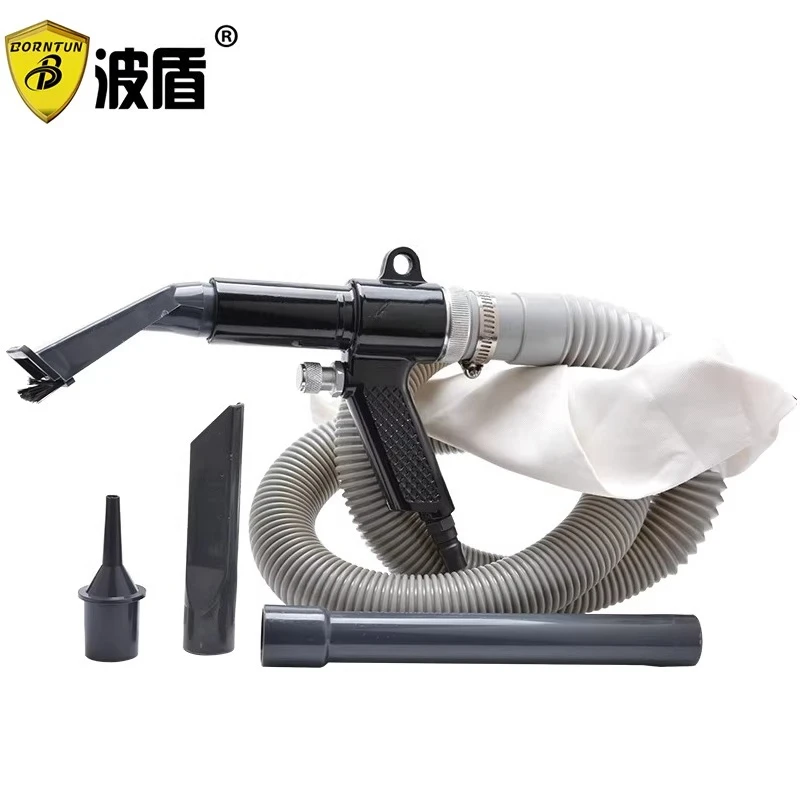 Bodun Pneumatic Blowing and Suction Dust Gun, Dual-Purpose Gun for Suction and Blowing, Air Blower and Dust Collector Set, Dust Cleaning Tool Bd-1477