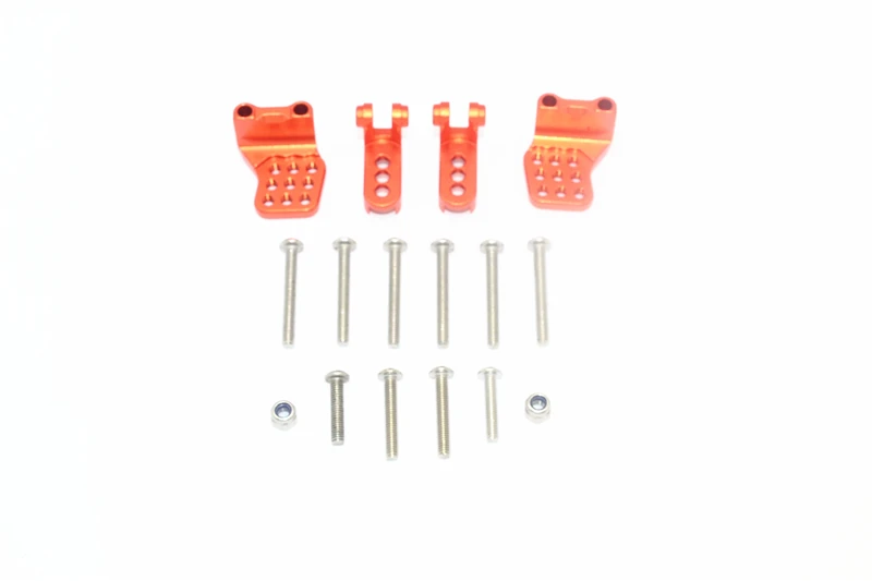 GPM TRX4 FORD BRONCO TRAIL CRAWLER-82046-4 Soporte de amortiguador F+R ajustable de aluminio (HOLES de posicionamiento múltiples)