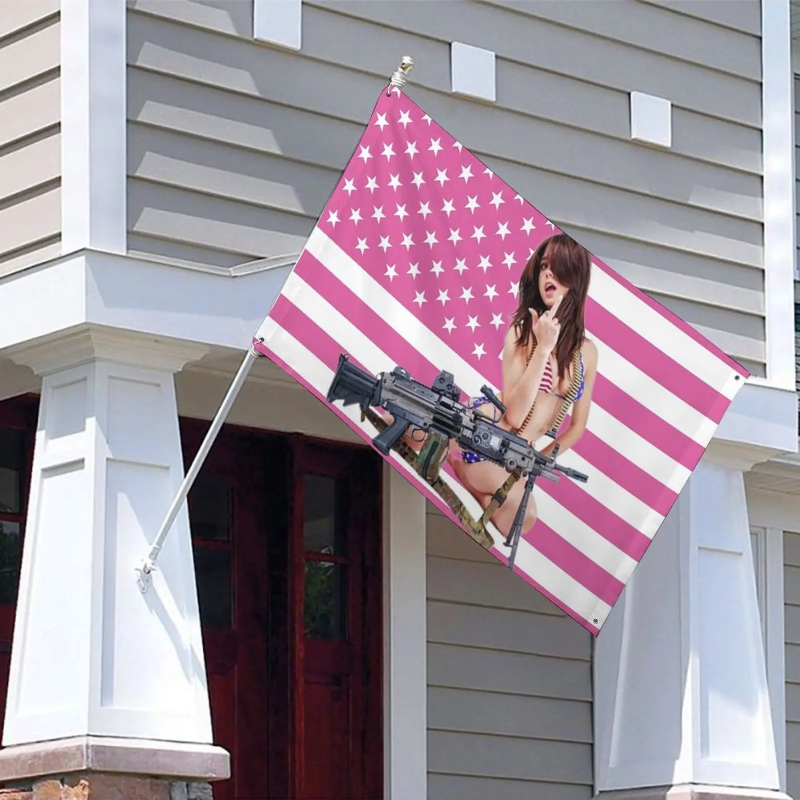 أعلام مخصصة لمتجر الحلاقة لغرف النوم، ديكورات خارجية، كائنات منزلية مزخرفة، علم الحديقة لتعليق الإعلان