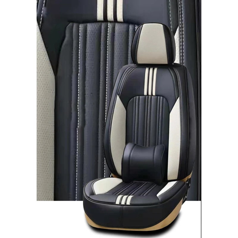 Universal Car Seat Cover Multiple colors For Luxury Cars Nappa Leather Seat Covers Interior Accessories cover car seat