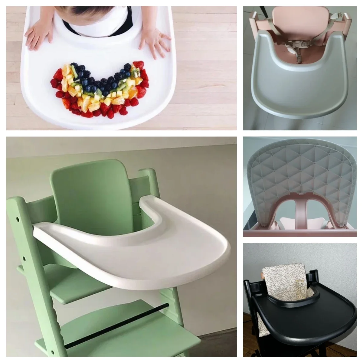 Kinderen Eetkamerstoel Accessoires Groeistoel Eetbord Baby's Eetkamerstoel Eettafel Plaat ABS Kinderstoel Dienblad