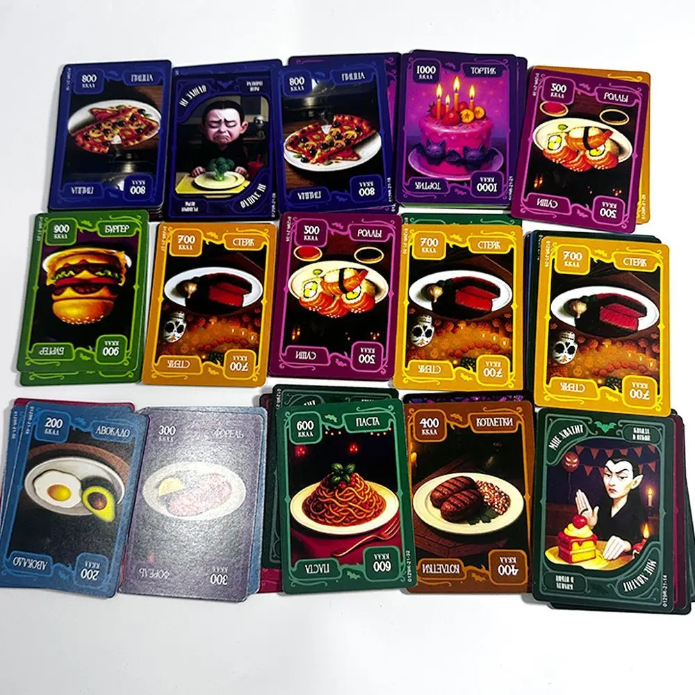 Vampire Themed Russian Card Game "Жракула" Portable Strategy Party Game Fun Icebreaker Card Game for Adults view 3