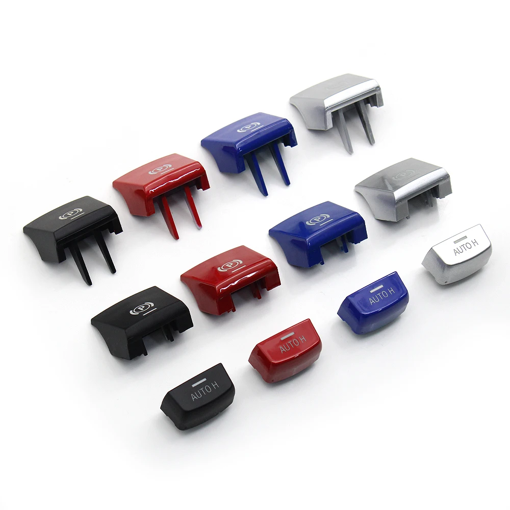 Car Electronic Handbrake P Button AUTO Panel Plastic Cap Switch For BMW 5 7 X3 X4 X5 X6 F Series F01 F02 F10 F18 F12 F15 F25