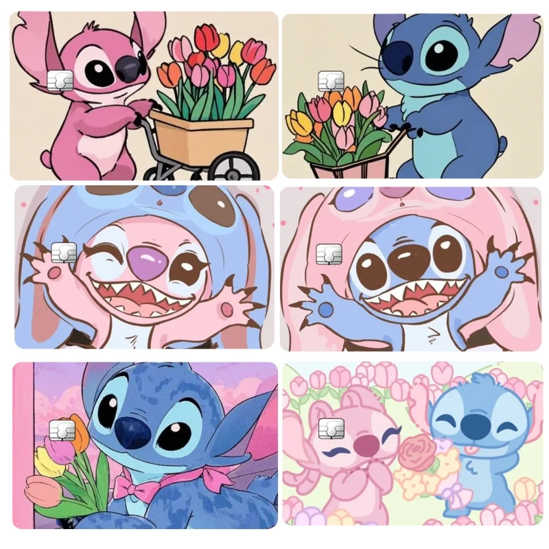 

Stitch Anime Matte Sticker Cute Cartoon Student Bus Meal Card Collect Access Control Exquisite Diy Postings Child Supplies Gift