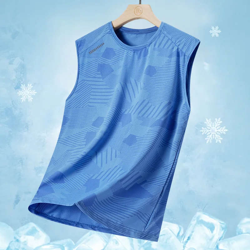

Men Professional Running Vest Tops Speed Sport Fitness Shirts Guys Athlete Track Field Marathon Sleeveless Clothing Quick Drying