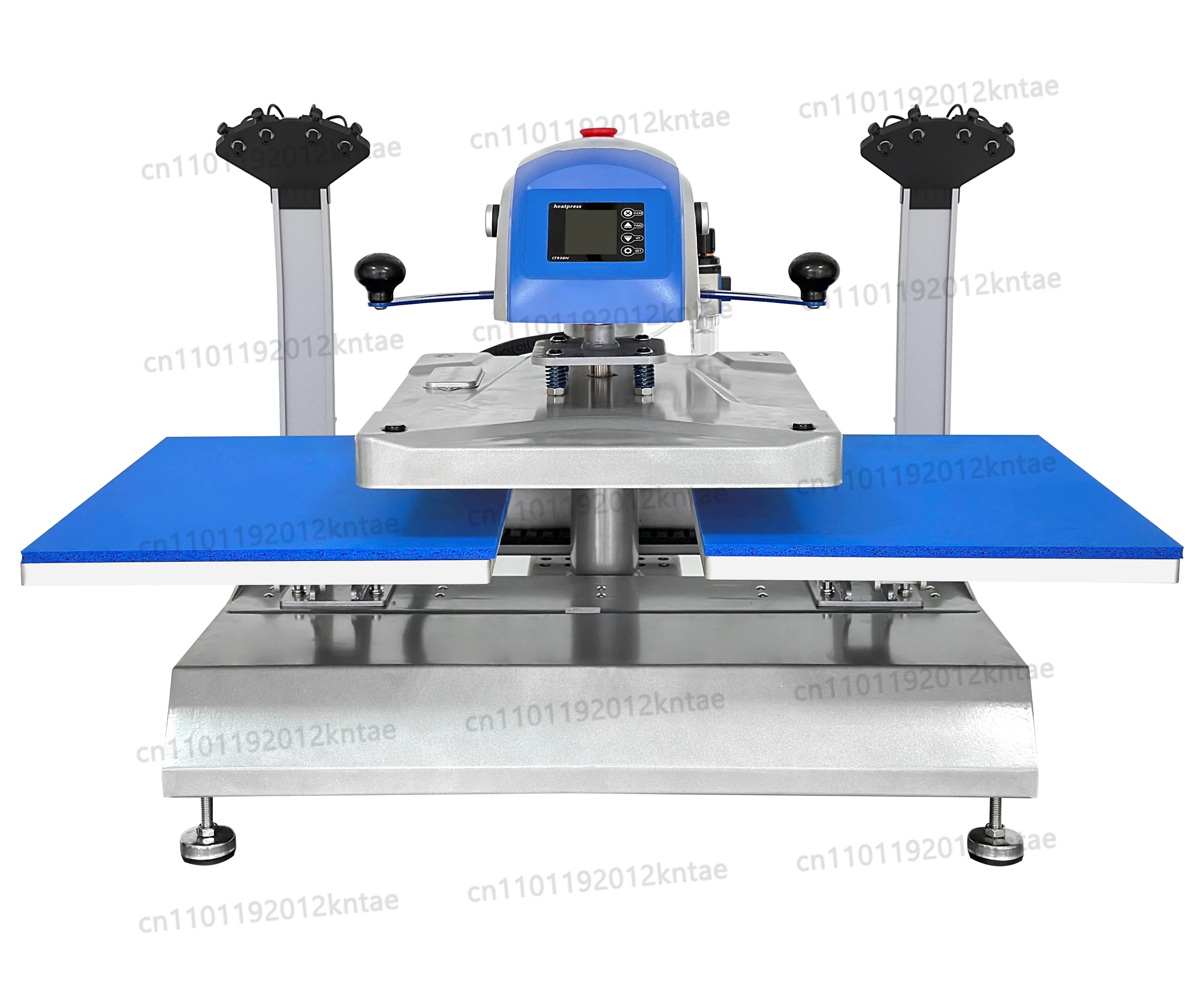 Pneumatic t Shirt Printing Machine Automatic Operate 40x50cm for Sublimation Heat Press With Laser Alignment