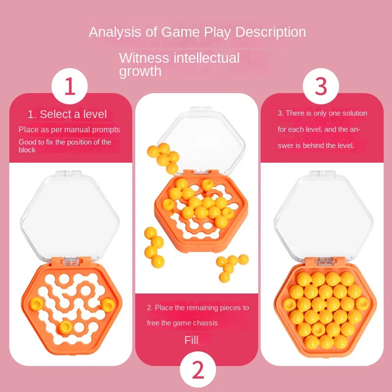 Puzzelzakkleurige Kralen Geschikt Voor Kinderen Ruimtelijk Logisch Denken Training Ouder-Kind Interactio Kinderspeelgoed