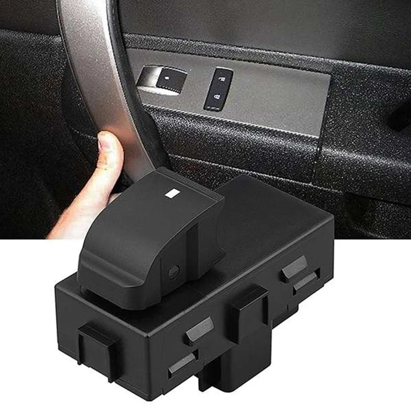 Black Window Control Switch Front Passenger For GMC Acadia Chevy Silverado 25877776 15888174 22895545