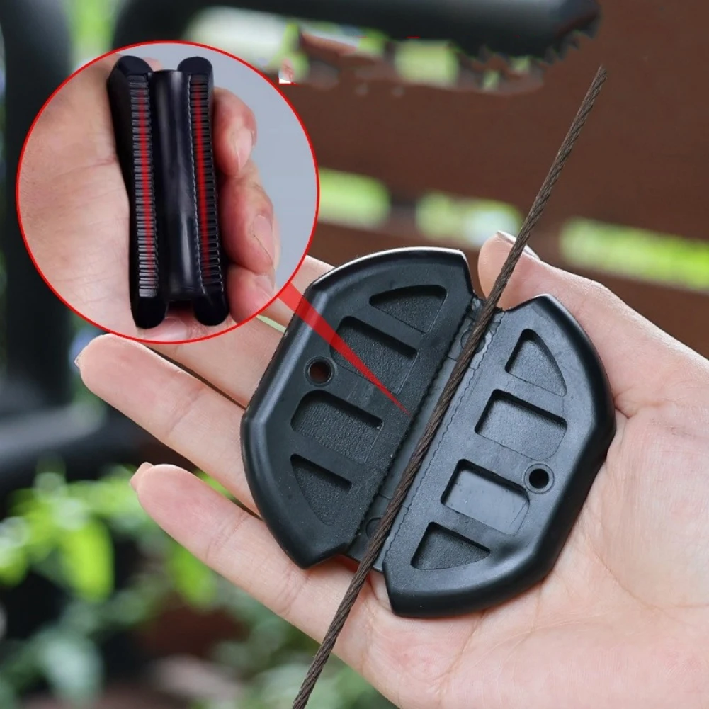 2/4Pcs Wire Puller 3-6mm Wire Pulling Tool For Cable Puller PVC Non-Slip Pull Steel Wire Anti Slip Clamps Threading Tools