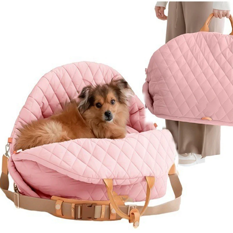 

Luxury Outdoor Pet Bag Waterproof Portable Hand Bag For Puppy Cat Multi-use Pet Carrier Bag Dog Car Seat Travel Bag