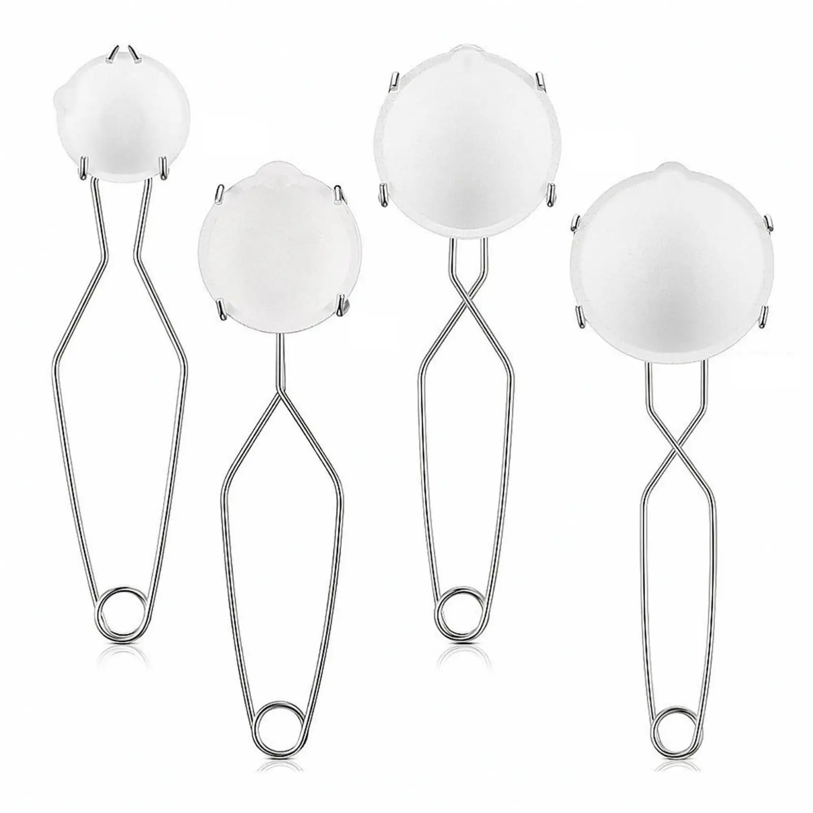 Casting Crucibles with Tongs for Melting Gold Silver Quartz Ceramic Workshop Equipment
