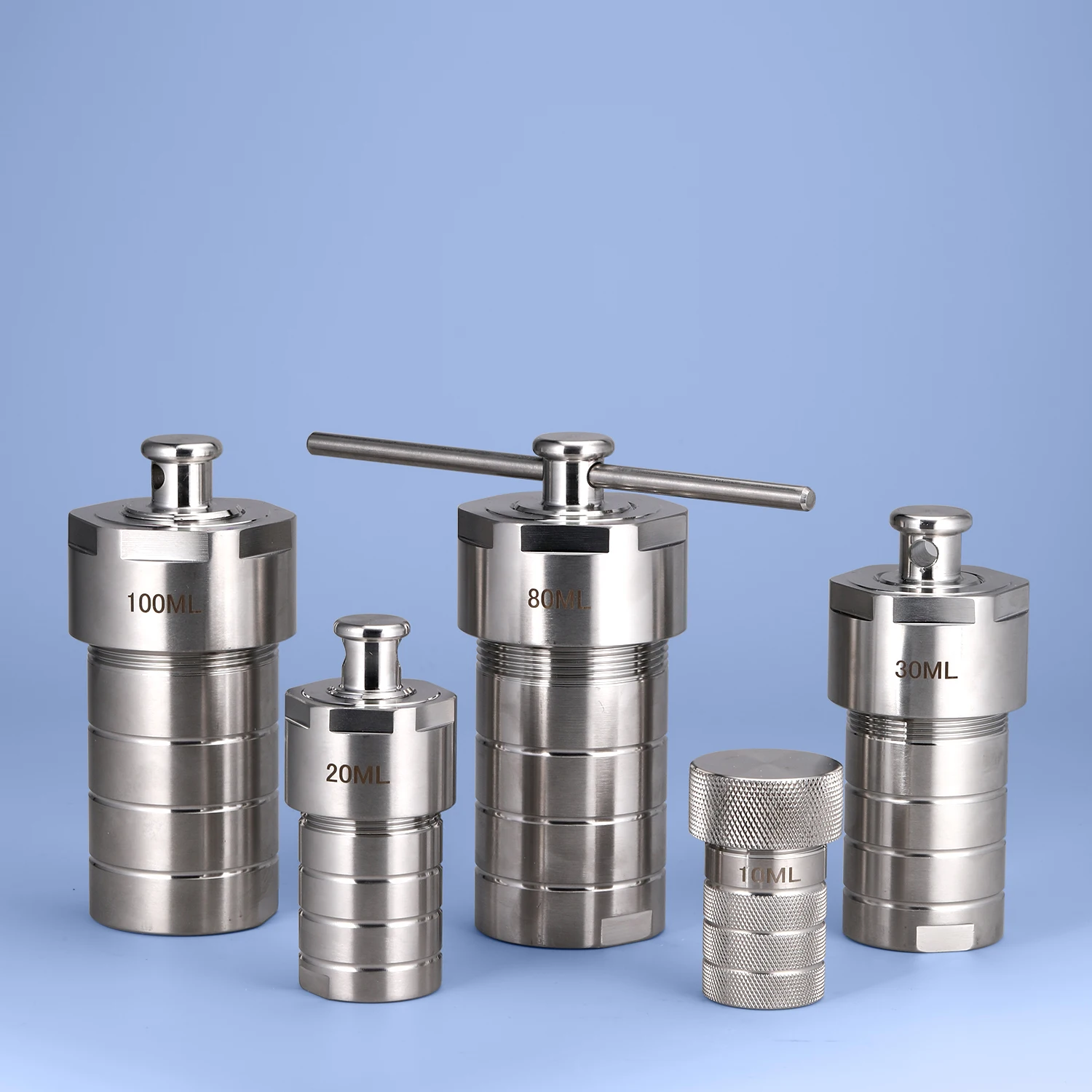 Factory Hot Sale Lab Use PTFE Hydrothermal Synthesis Reactor 5ml to 500ml Reaction Kettle with 220v Pressure Vessel