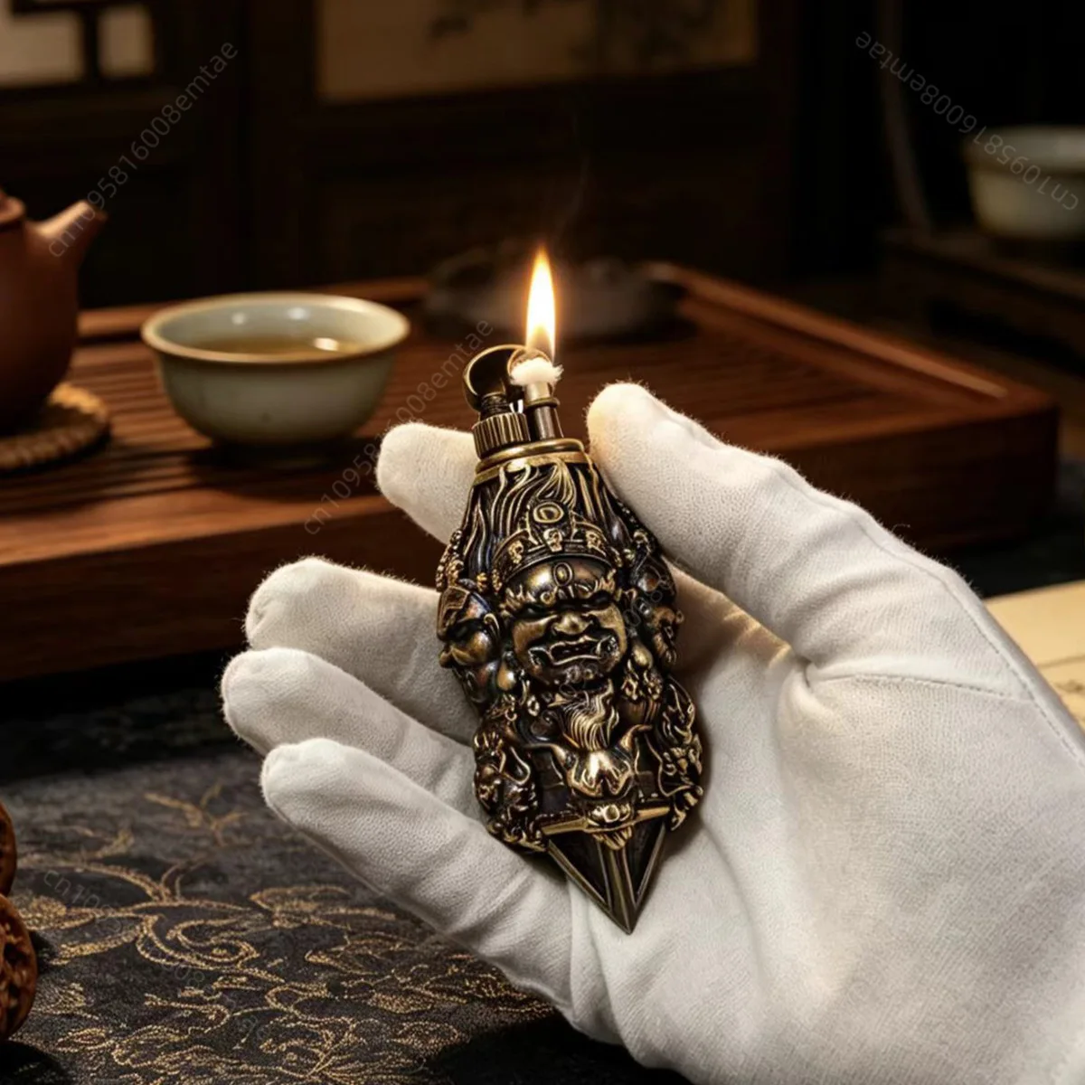 New xiangmochu Fuel Lighter, Retro Side Slip Ignition Lighter, Lighter Collection, Men's Gift