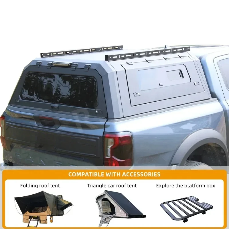 

Custom 4x4 Waterproof Truck Hilux Pickup Hardtop Canopy Topper Ranger Raptor NP300 Model Top