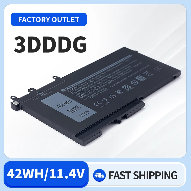 

S0mi 42Wh 3DDDG Laptop Battery for Dell Latitude 5280 5288 5290 5480 5488 5490 5491 5495 5580 5590 E5280 E5480 E5580 E5490