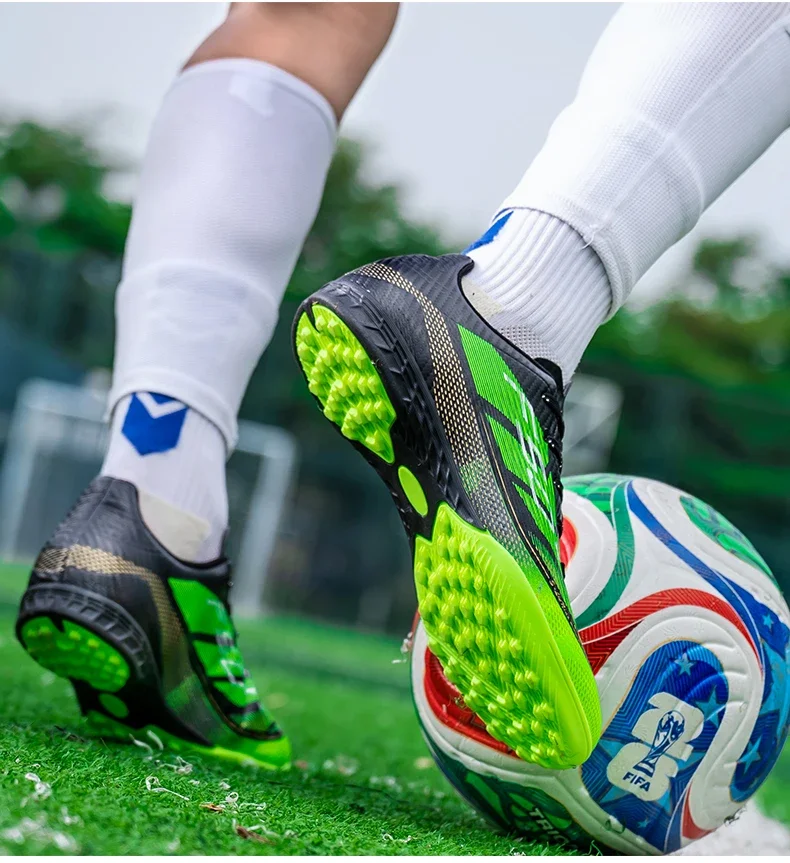 Neue Herren Fußballschuhe Match Sneakers Rutschfeste Fußballschuhe für Rasen Outdoor-Sport Trainingsschuhe Professionelle Ultraleichte Unisex-Schuhe – Detail 38