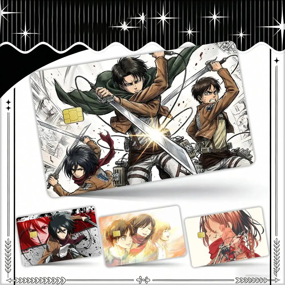 

The L-ast Attac-k Waterproof Film Skin Cover Credit Card Stickers Debit Front Bank Bus Pass