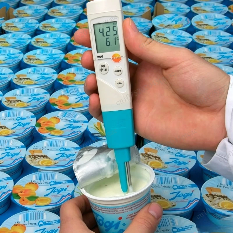 Digital IP68 pH Meter Industrial Tester For Semi Solid Food Jelly Cream Cheese Meat Fruit pH Detection