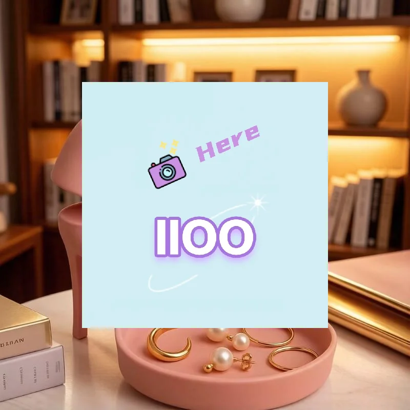 

【IIOO】3D Printed High Heel Jewelry Tray Earrings Necklace Ring Holder Jewelry Display Stand