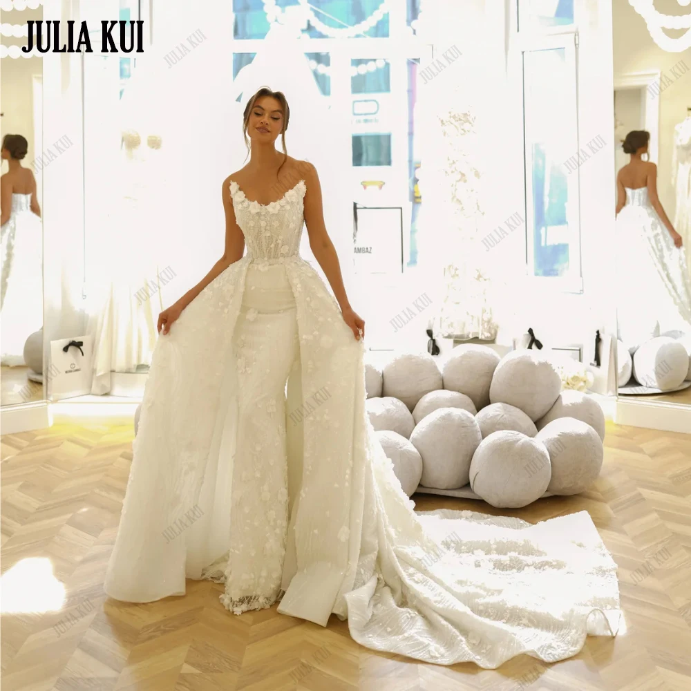 Custom Emerald Green Wedding Dress