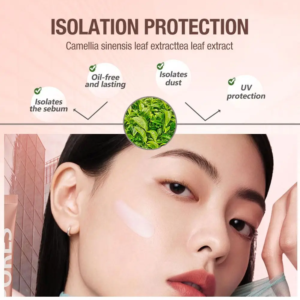 Primer Make Up Shrink Pore Primer Base Smooth Face Skin Brighten Makeup Pores Concealer Invisible I9Q9