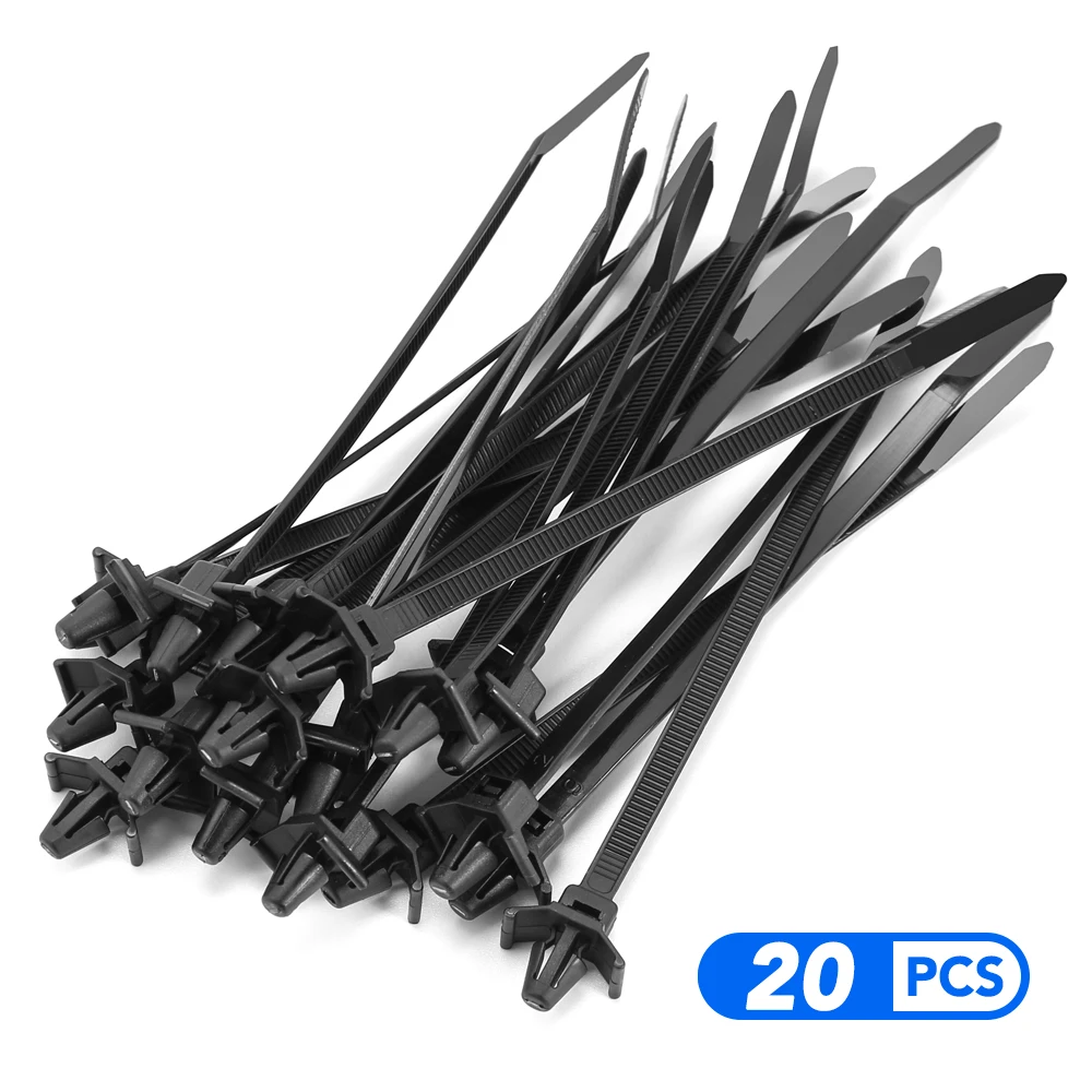 20 قطعة مركبة الذاتي أدوات ربط كابل القفل السحابة كليب ل BMW E30 E36 E39 E46 E60 E70 E87 E90 E92 E71 F10 F30 F20 F01 F02 X3 X4 X5 #1
