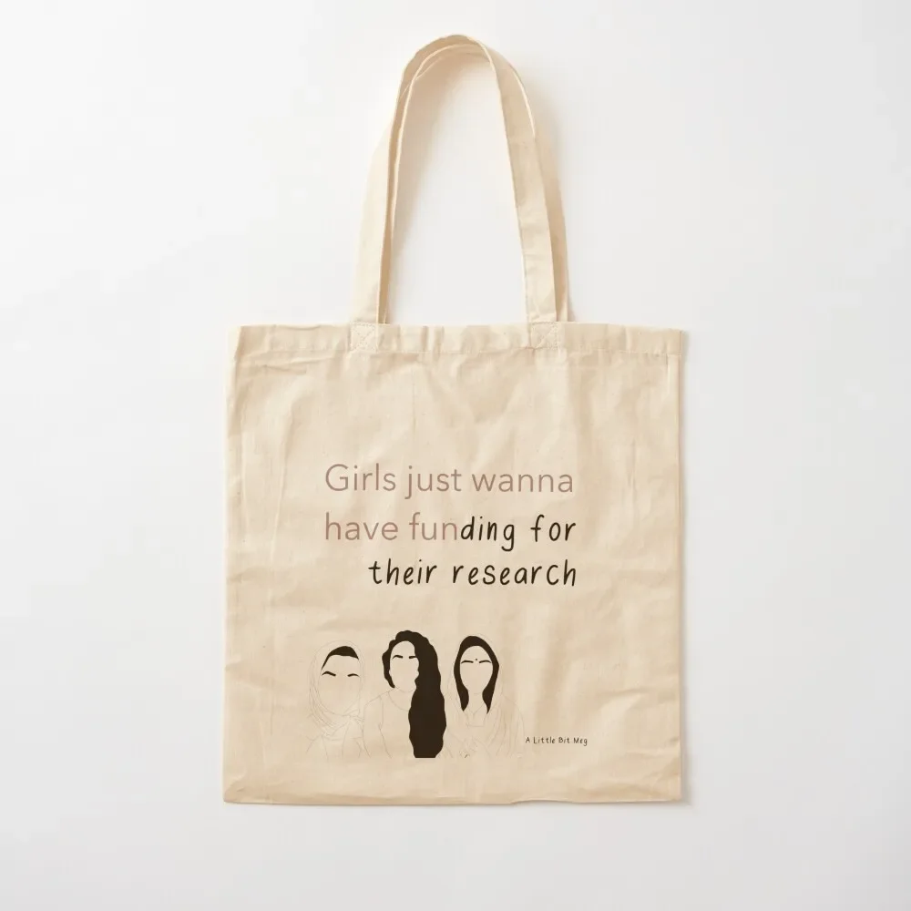 

Girls just want funding clothing design Tote Bag Shopper Shopping bags custom tote bag Bag