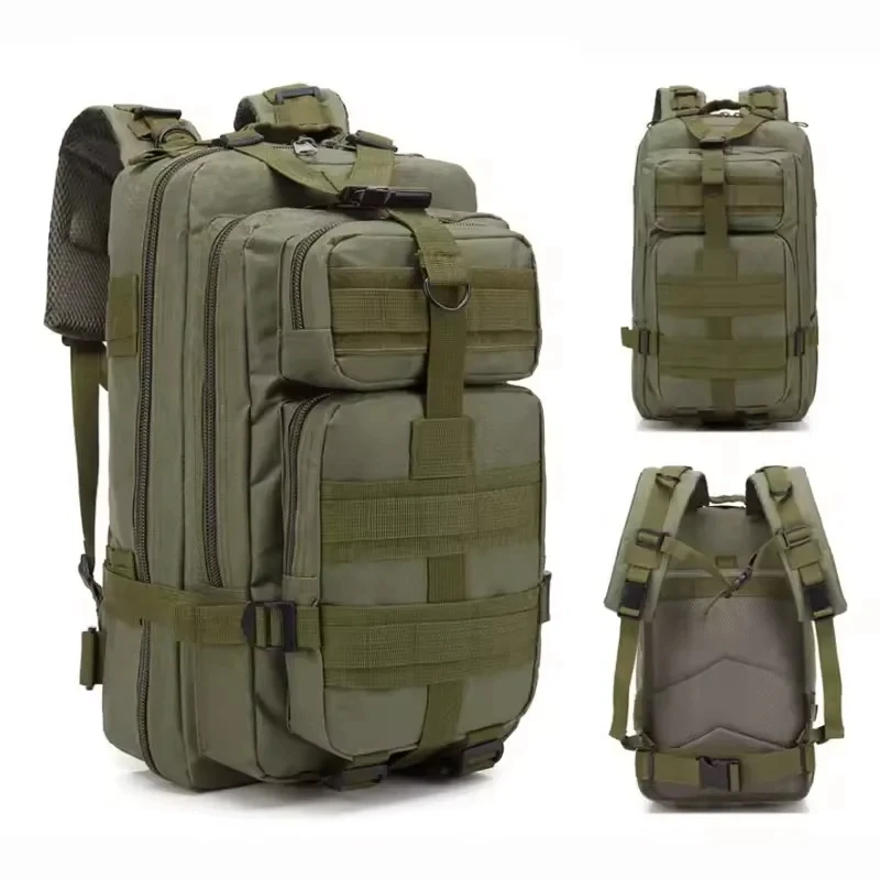 35L Camouflage Tactical Backpack, Heavy Duty Multi-pocket Outdoor Rucksack for Hiking, Camping & Trekking