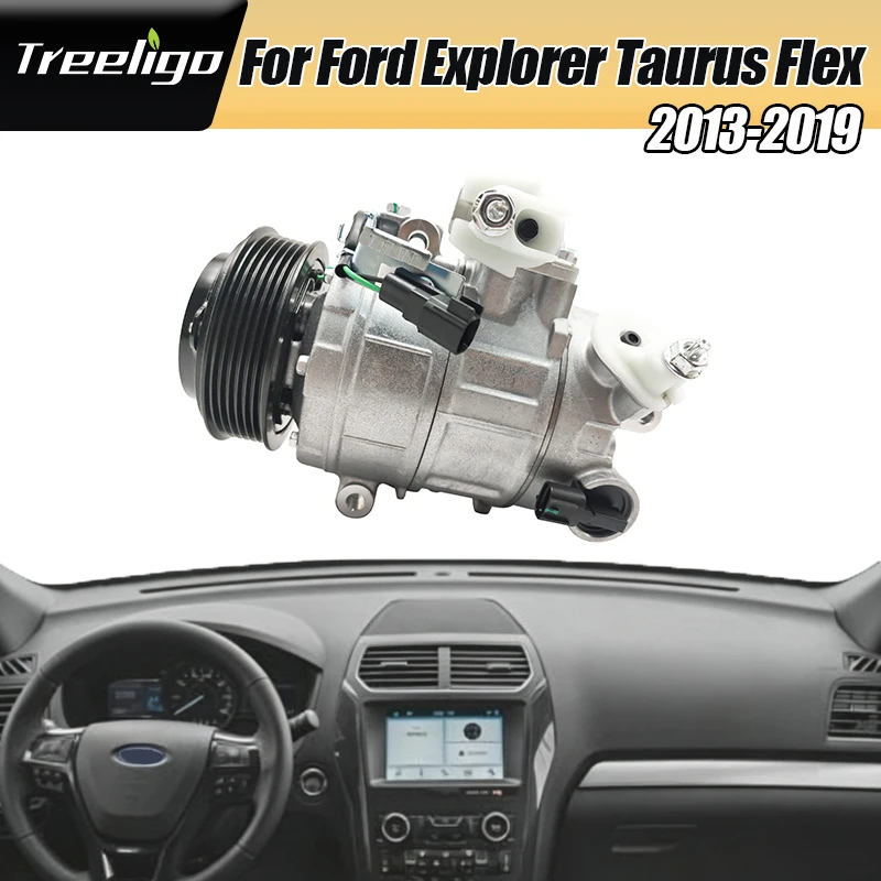 A/C Air Conditioning Compressor for Ford Explorer Taurus Flex 2013-2019 Replaces CO11357C DA8319D629AC Auto Air Conditioner Parts