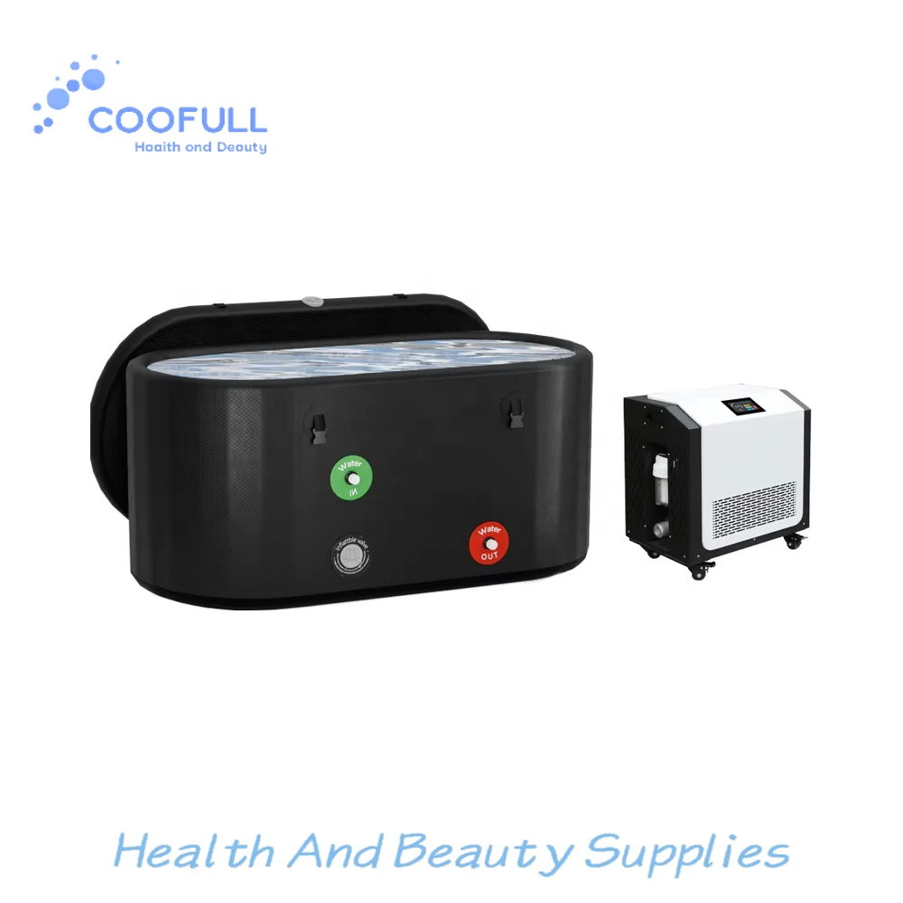 Coofull OMNI 1HP 0 Degrees Ice Bath Inflatable Folding Tub with Chiller Filter Cooling System Bathtub Cold Plunge