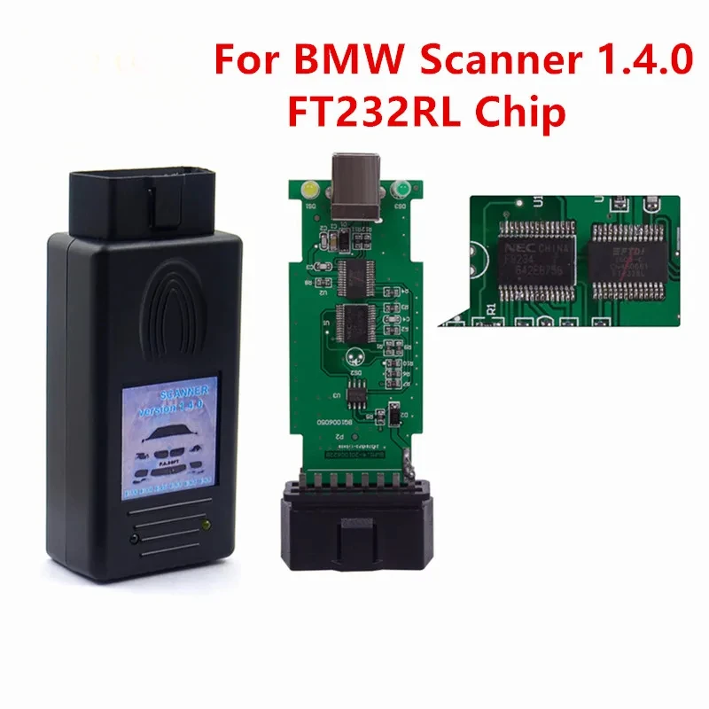 

Top Quality for BMW SCANNER 1.4.0 Diagnostic Scanner OBD2 Code Reader for BMW 1.4 USB Auto Diagnostic Tool