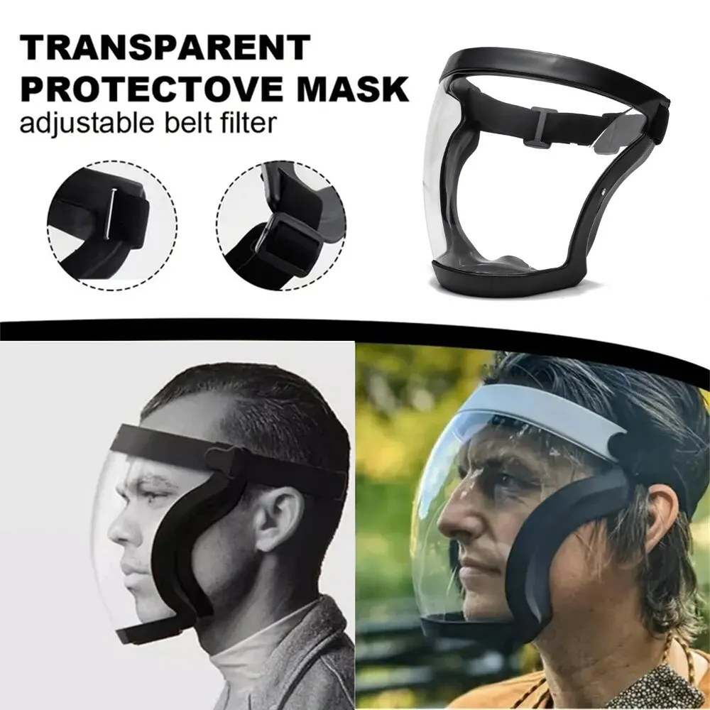 Protective Anti-Fog Face Shield Welding Mask Dust-proof Anti-splash Transparent Helmet Comfortable Protects Eyes Mask Cover