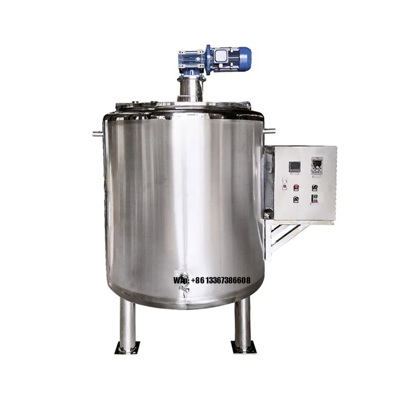 1000L Emulsion Lotion Blender Steam Jacket Mixing tank Liquid Soap Liquid Fertilizer