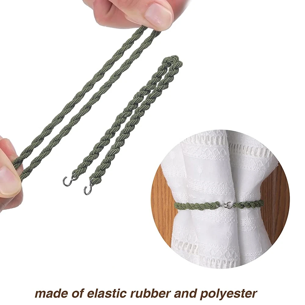 GUGULUZA 1/3/5/10Pairs Leggings Trouser Leg Strap Riding Boot Rubber Band Green Elastic Rope